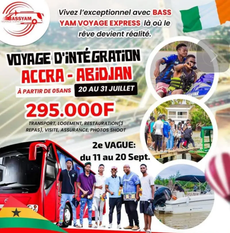 Colonie vacances Accra Abidjan